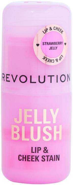 Revolution Jelly meikkipuikko poskille ja huulille 0,03g Stain Strawberry Pink