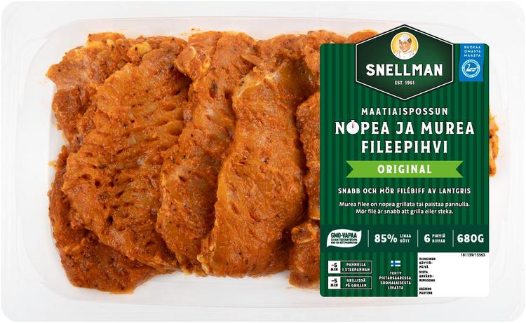 Snellman maatiaispossun nopea ja murea fileepihvi original 680 g
