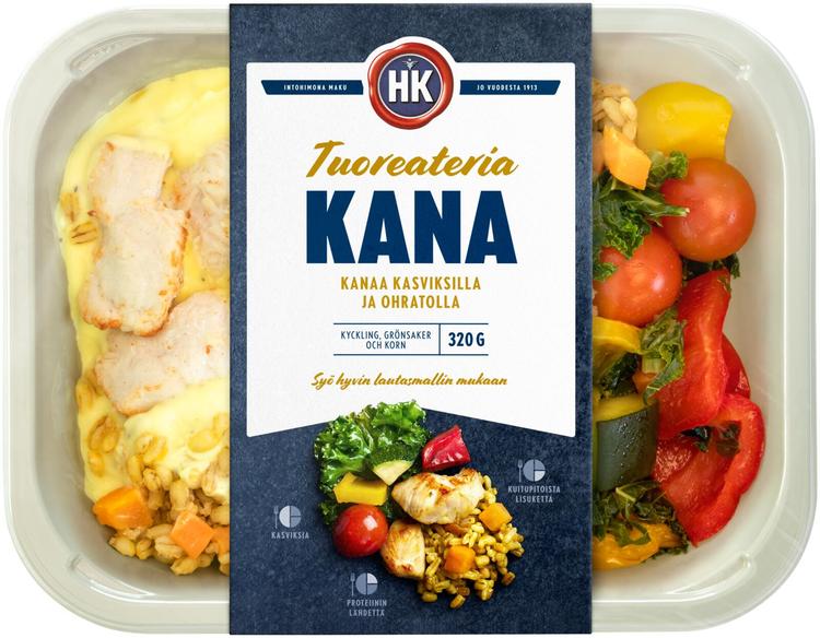 HK Tuoreateria Kanaa kasviksilla ja ohratolla 320g