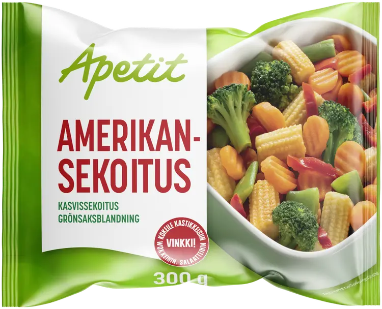 Apetit Amerikansekoitus kasvissekoitus pakaste 300g
