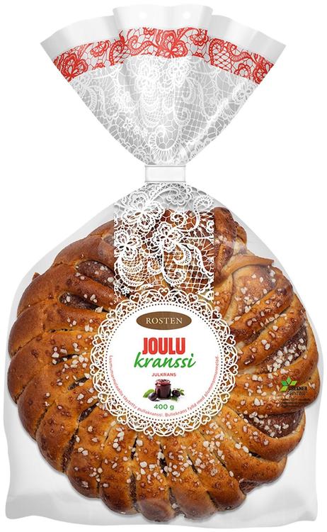 Rosten Joulukranssi 400g täytepitko