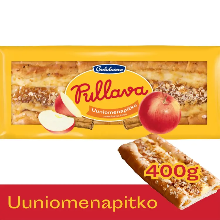 Oululainen Pullava Uuniomenapitko 400g, kausimaku