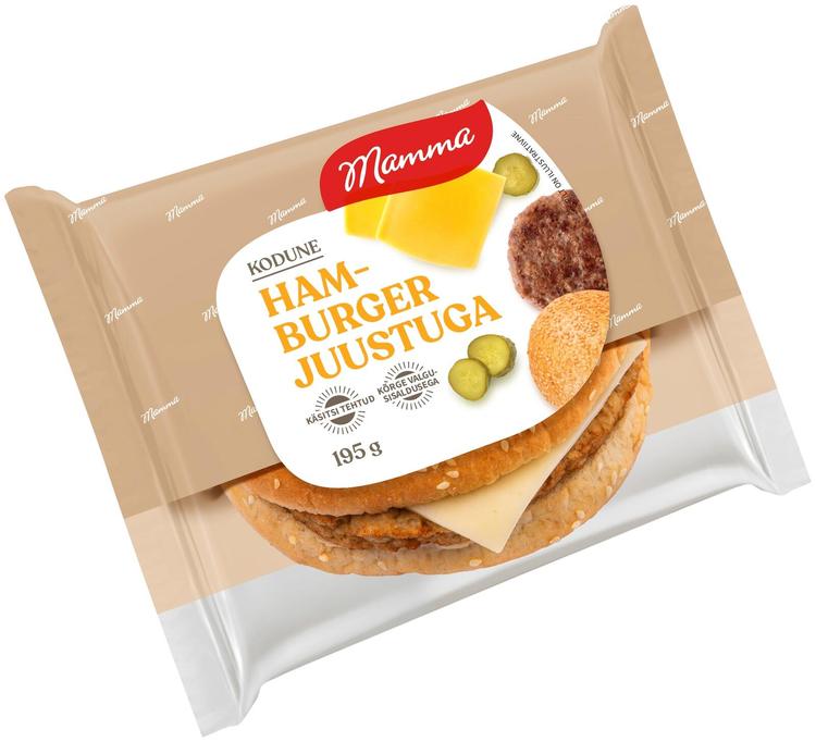 Hamburger juustuga 195 g