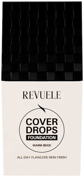 Revuele Cover Drops meikkivoide.Kevyt ja peittävät meikkivoide joka jättää ihon heleäksi.