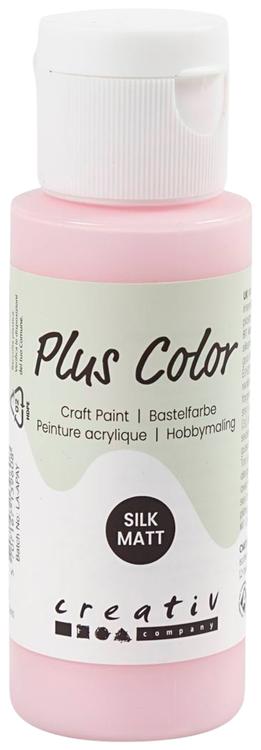 Plus Color askartelumaali 60 ml vaaleanpunainen