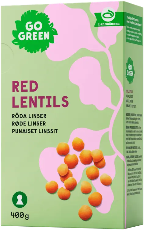 GoGreen Punaiset linssit 400 g