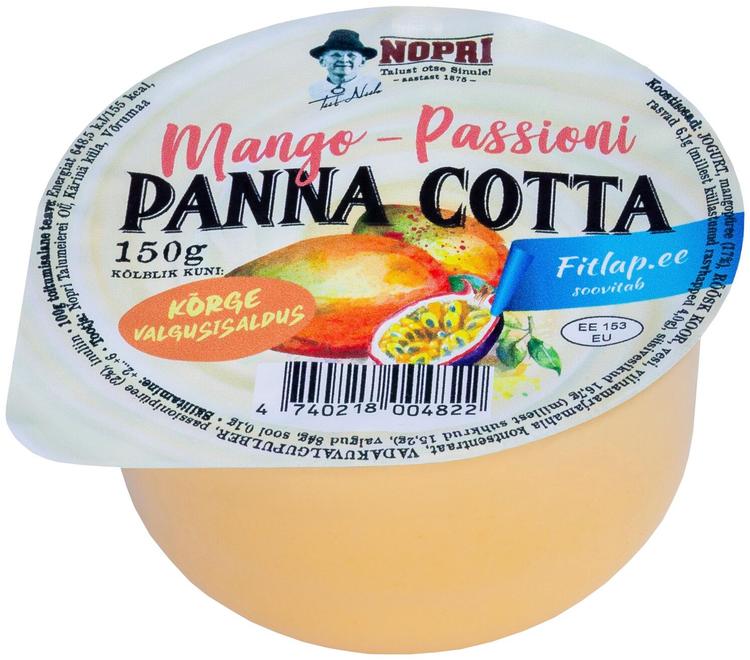 Nopri Panna Cotta mango-passioni, 150 g