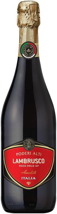 Lambrusco dell'Emilia IGT Rosso Amabile 7,5% 0,75L pullo