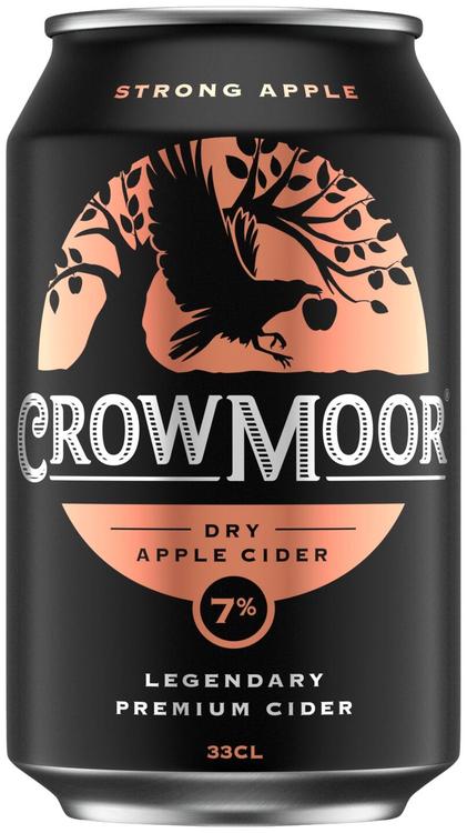 Crowmoor Dry Apple siideri 7% tölkki 0,33 L