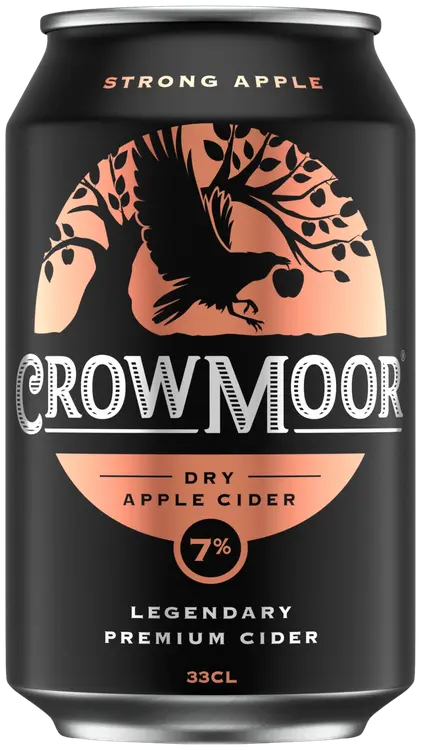 Crowmoor Dry Apple siideri 7% tölkki 0,33 L