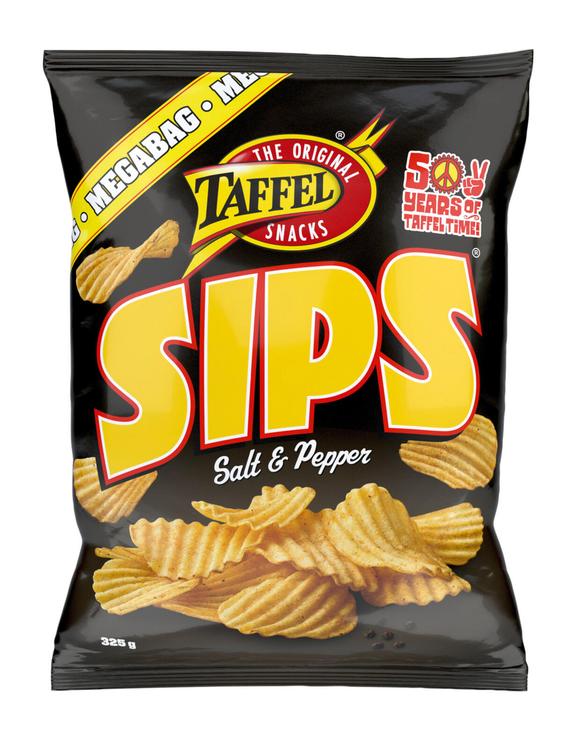 Taffel Sips suola pippuri maustettu perunalastu 325g