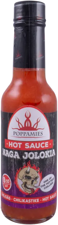 Poppamies Hot Sauce Naga Jolokia chilikastike 150ml
