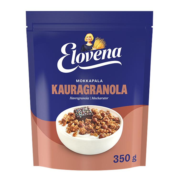 Elovena 350g mokkapalanmakuinen kauragranola