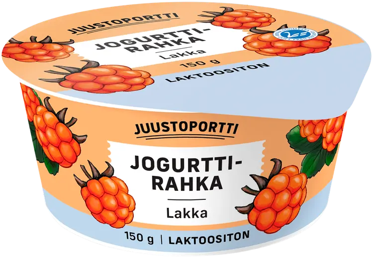 Juustoportti Jogurttirahka 150 g lakka laktoositon
