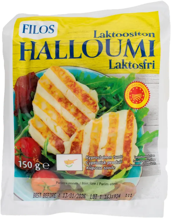 Filos laktoositon halloumi-juusto PDO 150g