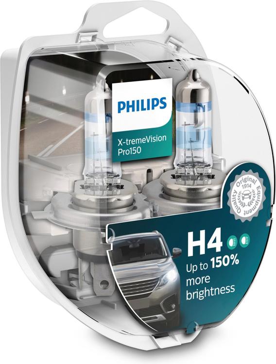 PHILIPS H4 X-trem Pro150 S2 ESITULE PIRN