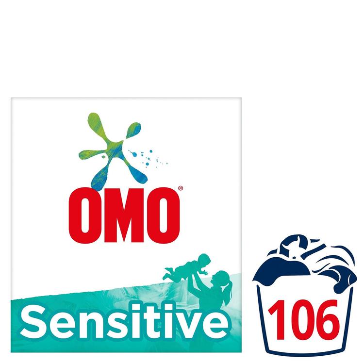 Omo Pyykinpesujauhe Sensitive 3,72 kg