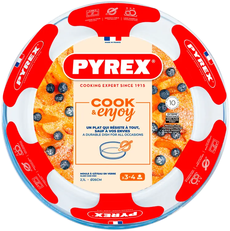 Pyrex Bake & Enjoy piirakkavuoka 26cm