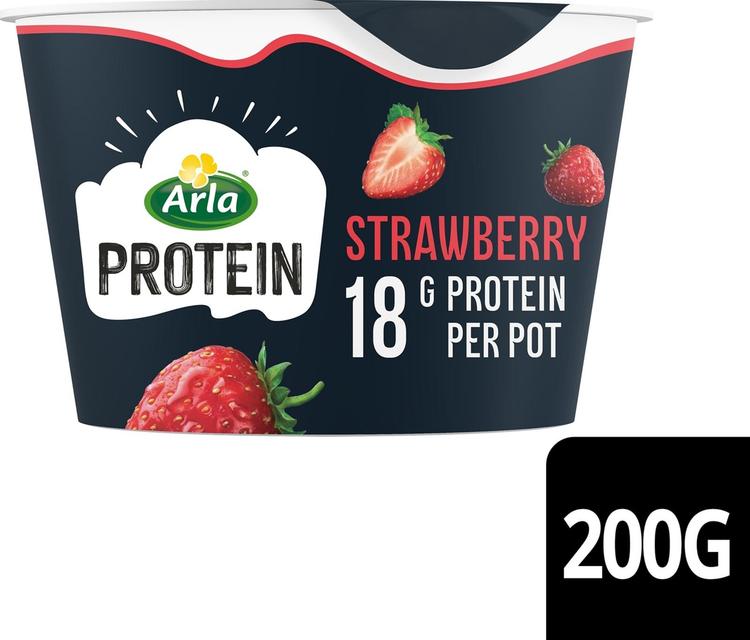 Arla Protein Mansikka-sitruunamelissarahka 200g laktoositon