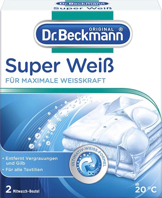 Dr. Beckmann Super White pesuvalgendi 2 tk