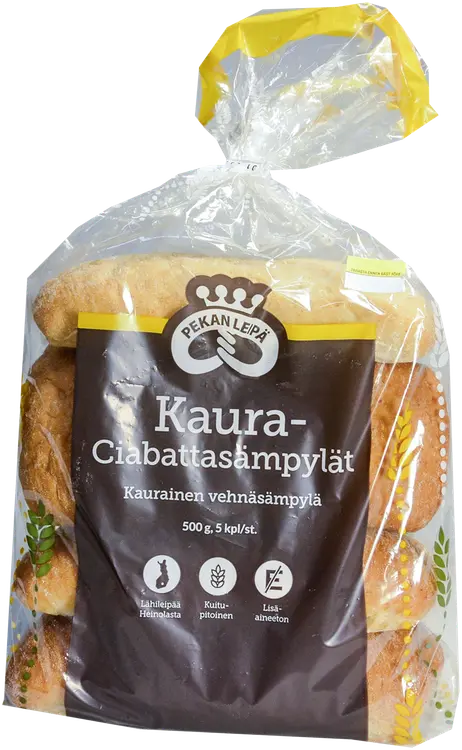 Pekan Leipä Kauraciabattasämpylä 5kpl 500g