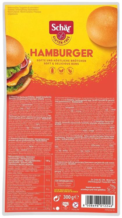 SCHÄR HAMBURGERIKUKKEL 4 X 75 G
