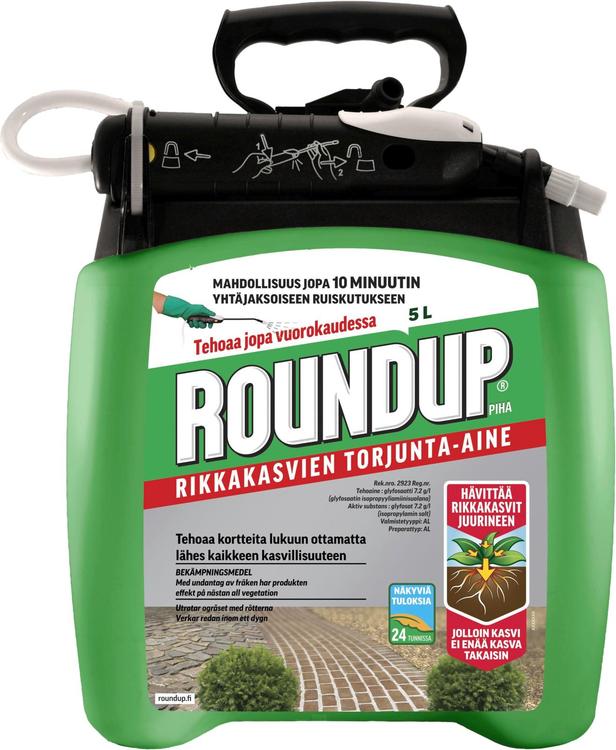 Roundup Piha 5L Pump N'Go Rikkakasvientorjunta-aine