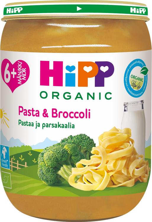 HiPP Luomu Pastaa & Parsakaalia 6kk 190g