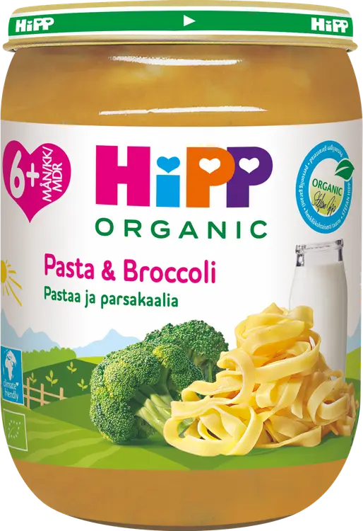 HiPP Luomu Pastaa & Parsakaalia 6kk 190g