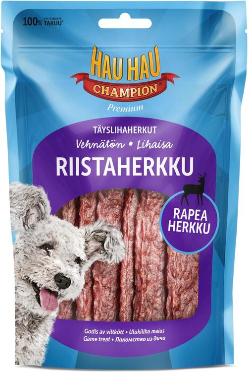 Hau-Hau Champion Täyslihaherkut Riistaherkku 80 g