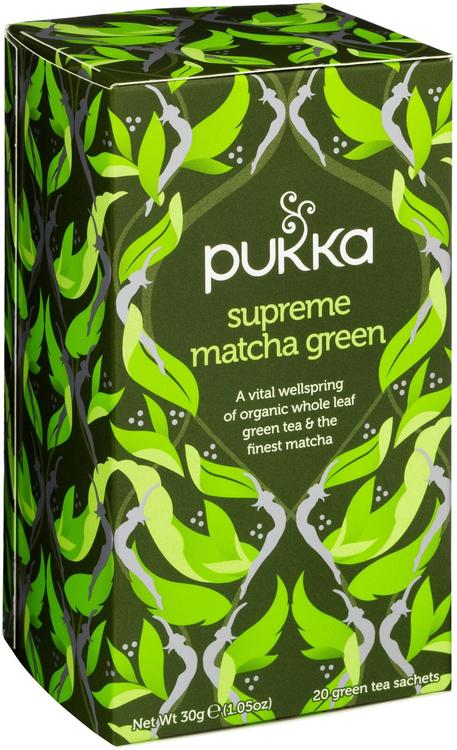 Pukka 20p Vihreä tee Supreme Matcha Green luomu