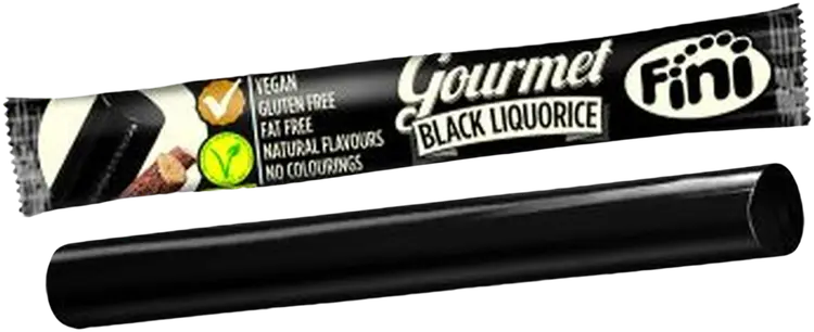 Fini Black liquorice gluteeniton lakritsipatukka 32g