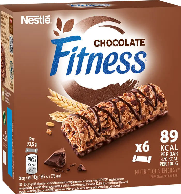 Nestlé Fitness 6x23.5g Suklainen viljapatukka