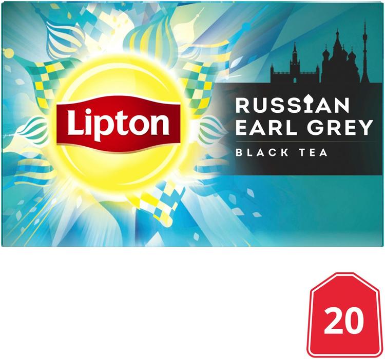 Lipton  Musta tee Russian Earl Grey  40 GR 20p