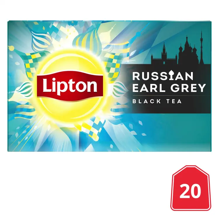 Lipton  Musta tee Russian Earl Grey  40 GR 20p