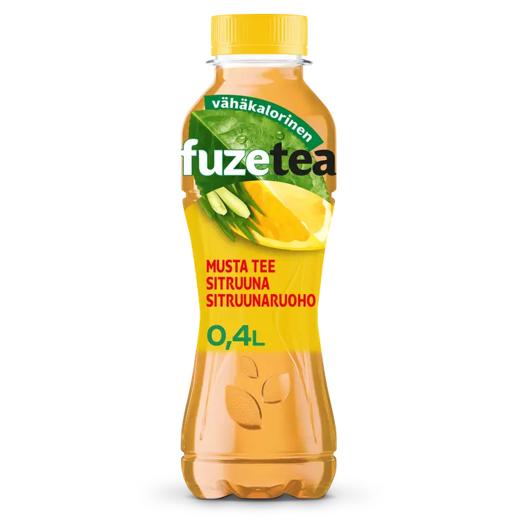 Fuze Tea Sitruuna Sitruunaruoho teejuoma muovipullo 0,4 L