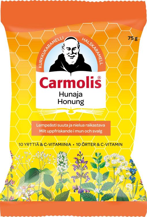 Carmolis hunajainen yrttikaramelli 75 g