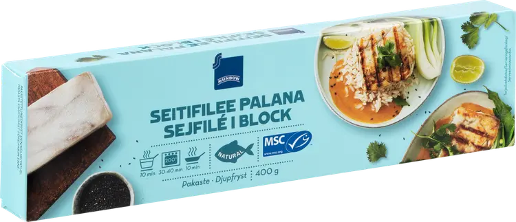 Rainbow seitifilee palana MSC pakaste 400g