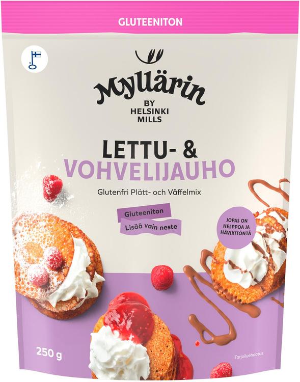 Myllärin Gluteeniton Lettu- ja Vohvelijauho 250 g