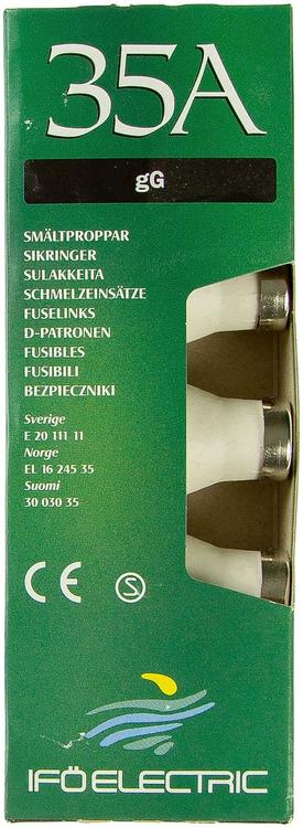 Ifö Electric tulppasulake 35A 5kpl