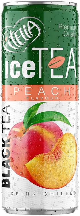 Fitella IceTea Black Tea Peach Flavour 250ml persikanmakuinen jäätee
