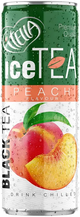 Fitella IceTea Black Tea Peach Flavour 250ml persikanmakuinen jäätee