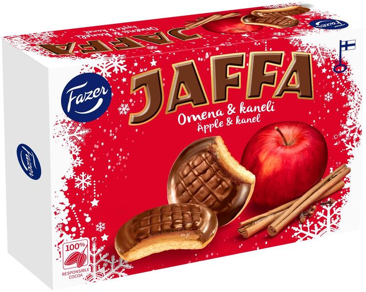 Fazer Jaffa Omena & kaneli leivoskeksi 300g