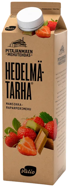 Valio Hedelmätarha® mansikka-raparperimehu 1 l