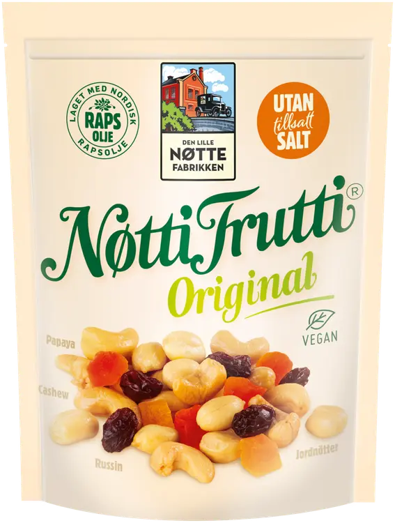 Den Lille Nøttefabrikken Nøtti Frutti Pähkinä-hedelmäsekoitus 330g