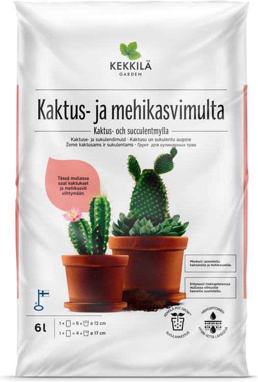 Kekkilä 6l Kaktus- ja mehikasvimulta