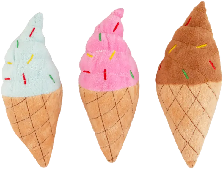 Best Friend Cone koiran pehmolelu, värilajitelma