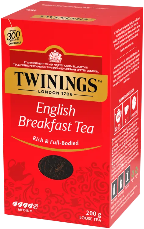 Twinings 200g English Breakfast irto tee