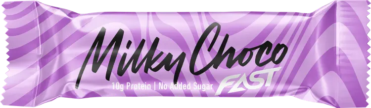 FAST Milky Choco 45 g monikerroksinen proteiinipatukka
