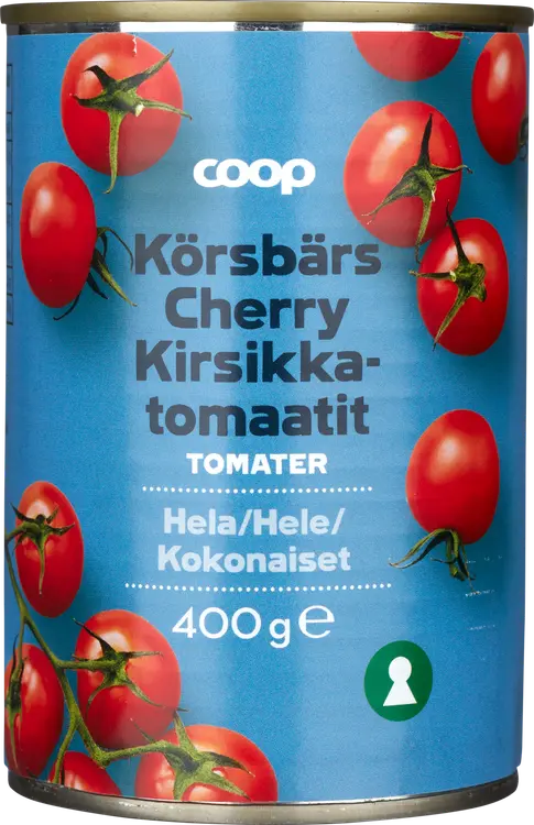 Coop kokonaiset kirsikkatomaatit 400 g